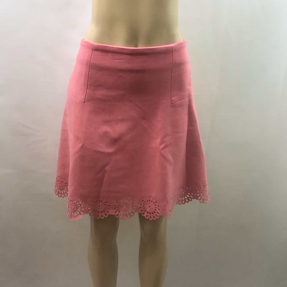 LOFT 💄Beautiful  Coral chic  mini flurry  skirt